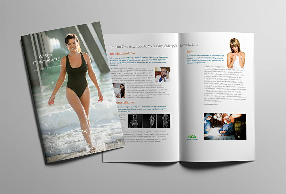 Restifo Plastic Surgery Brochures Graphic Design by