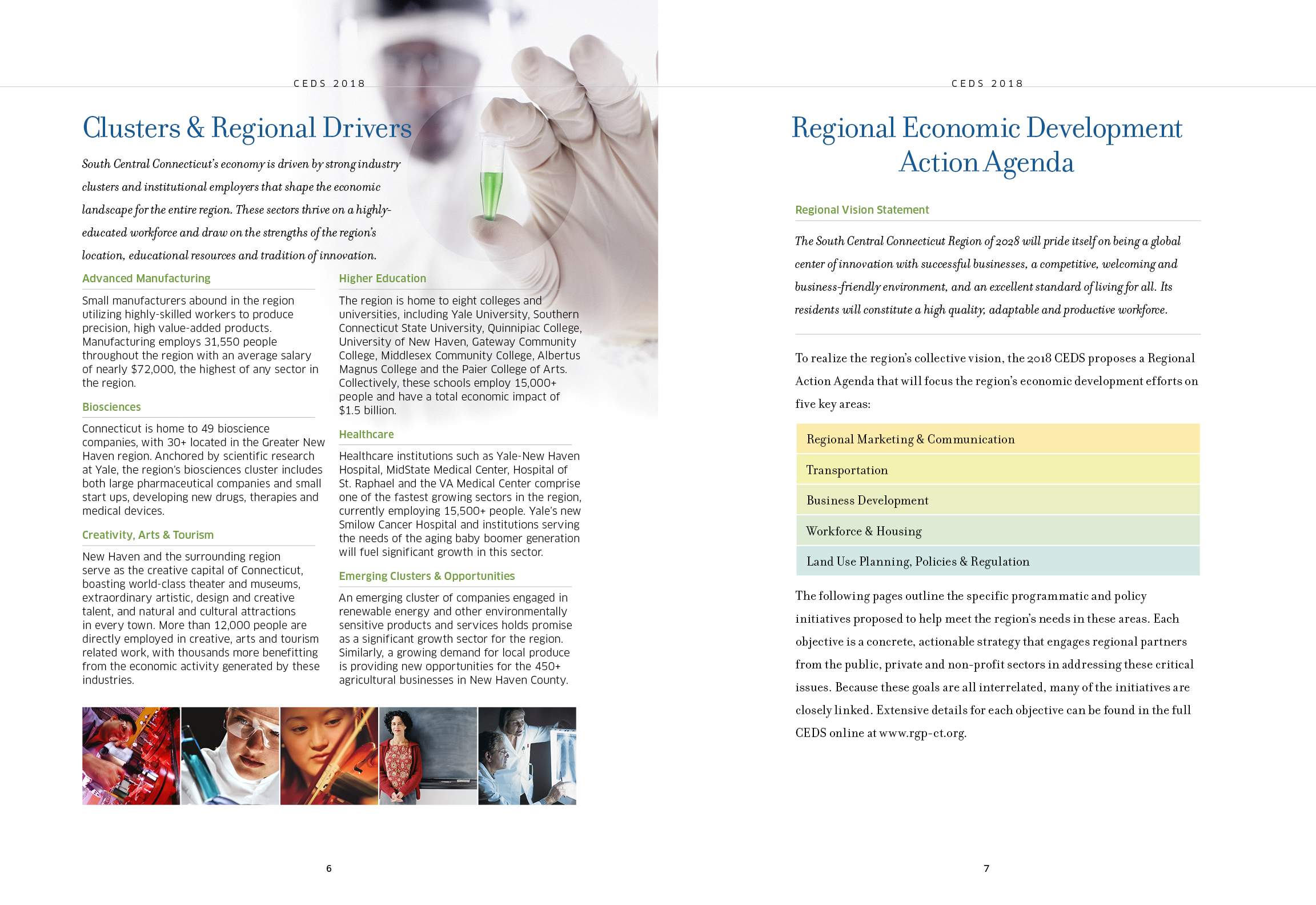 Regional Growth Partnership Report Graphic Design