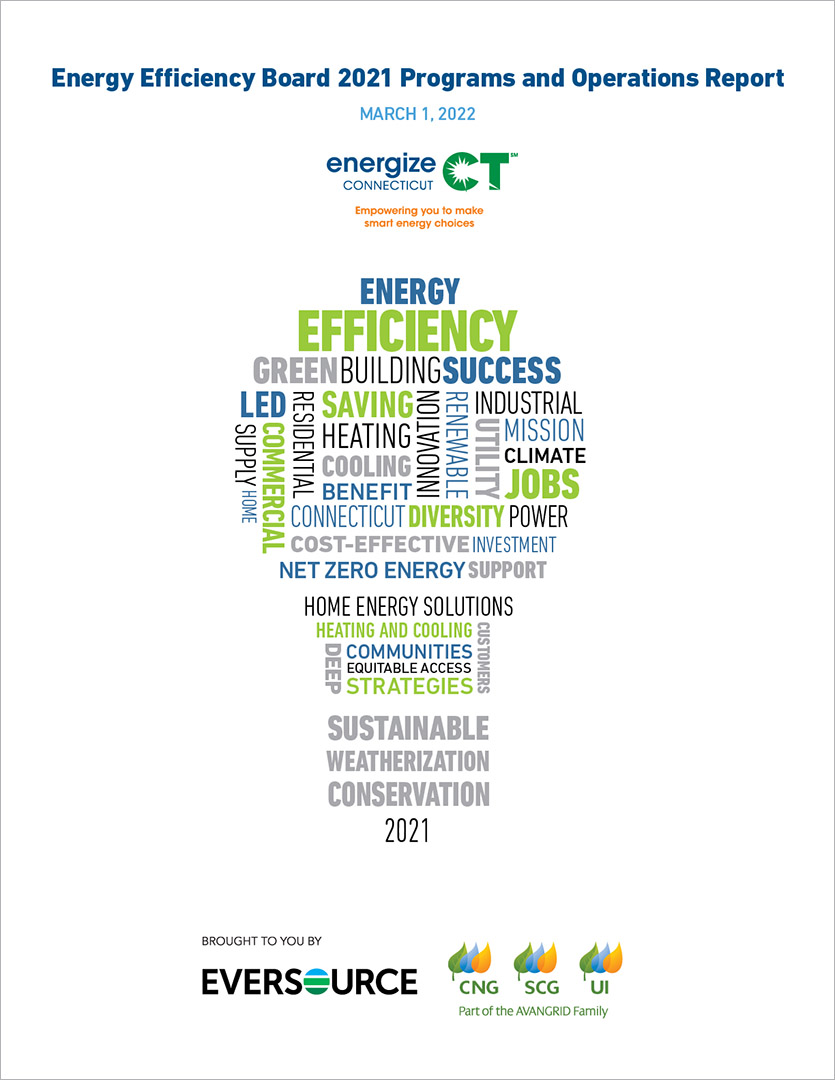 Energy Efficiency Board 2021 Programs and Operations Report