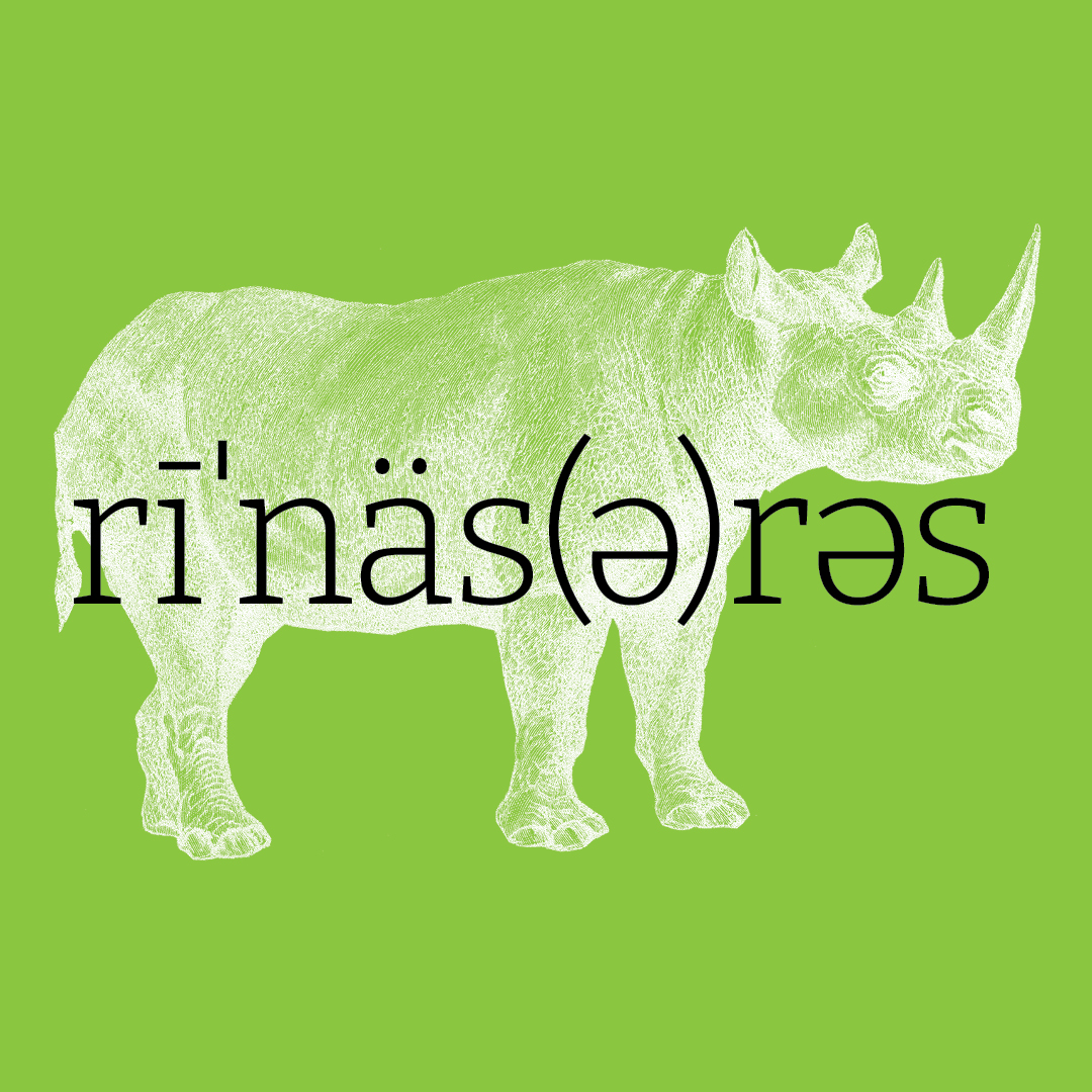Rhinoceros–Animal Alphabet by Granite Bay Graphic Design
