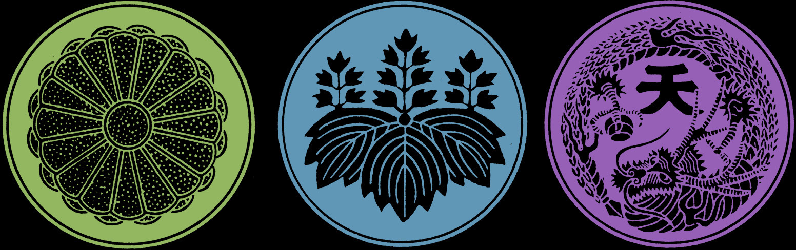 “Mondokoro” or “Mon” Japanese Crests on Granite Bay Graphic Design