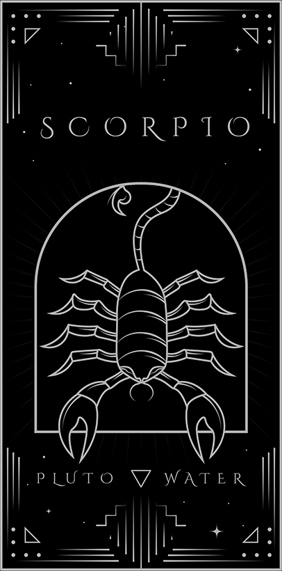 Signs of the Zodiac on Granite Bay Graphic Design: Scorpio