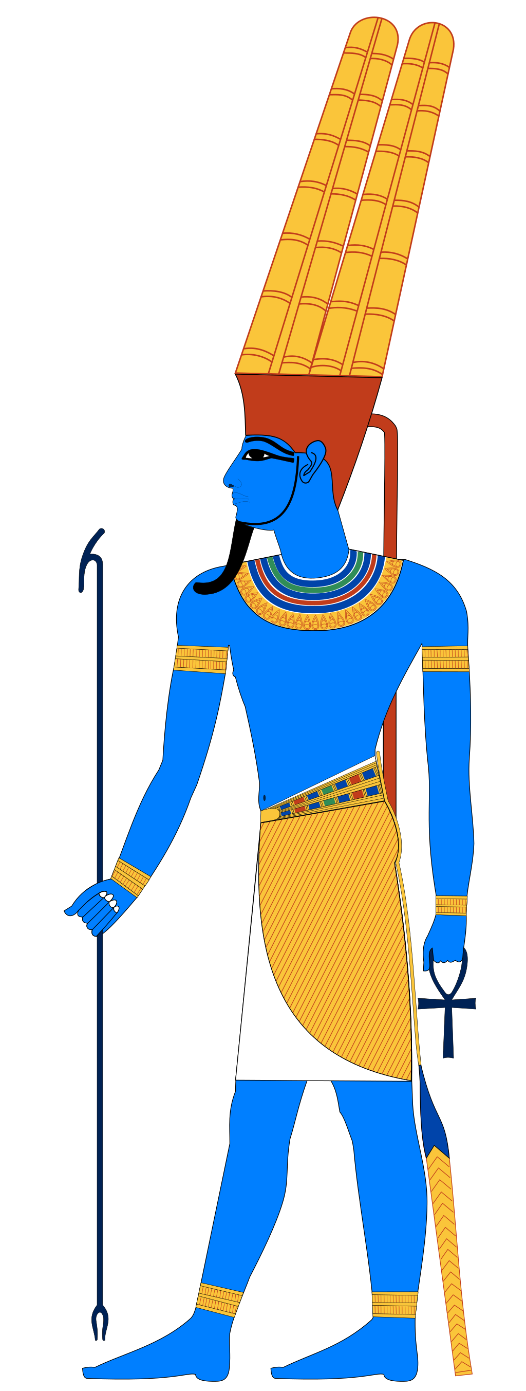The Ancient Egyptian God Amarna on a Granite Bay Graphic Design Microsite