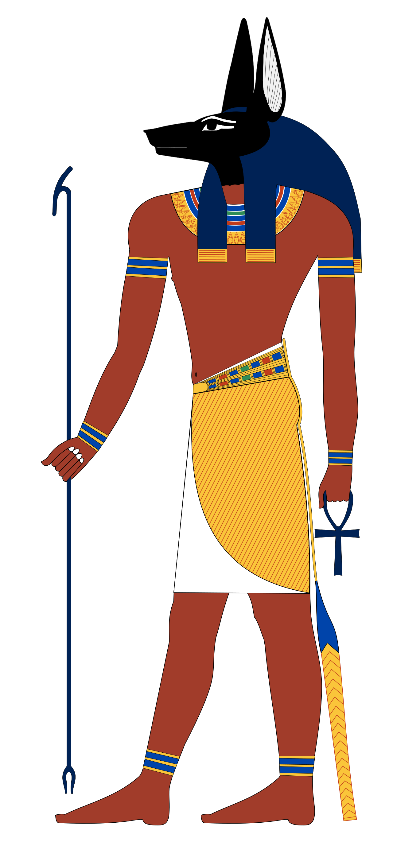 The Ancient Egyptian God Anubis on a Granite Bay Graphic Design Microsite