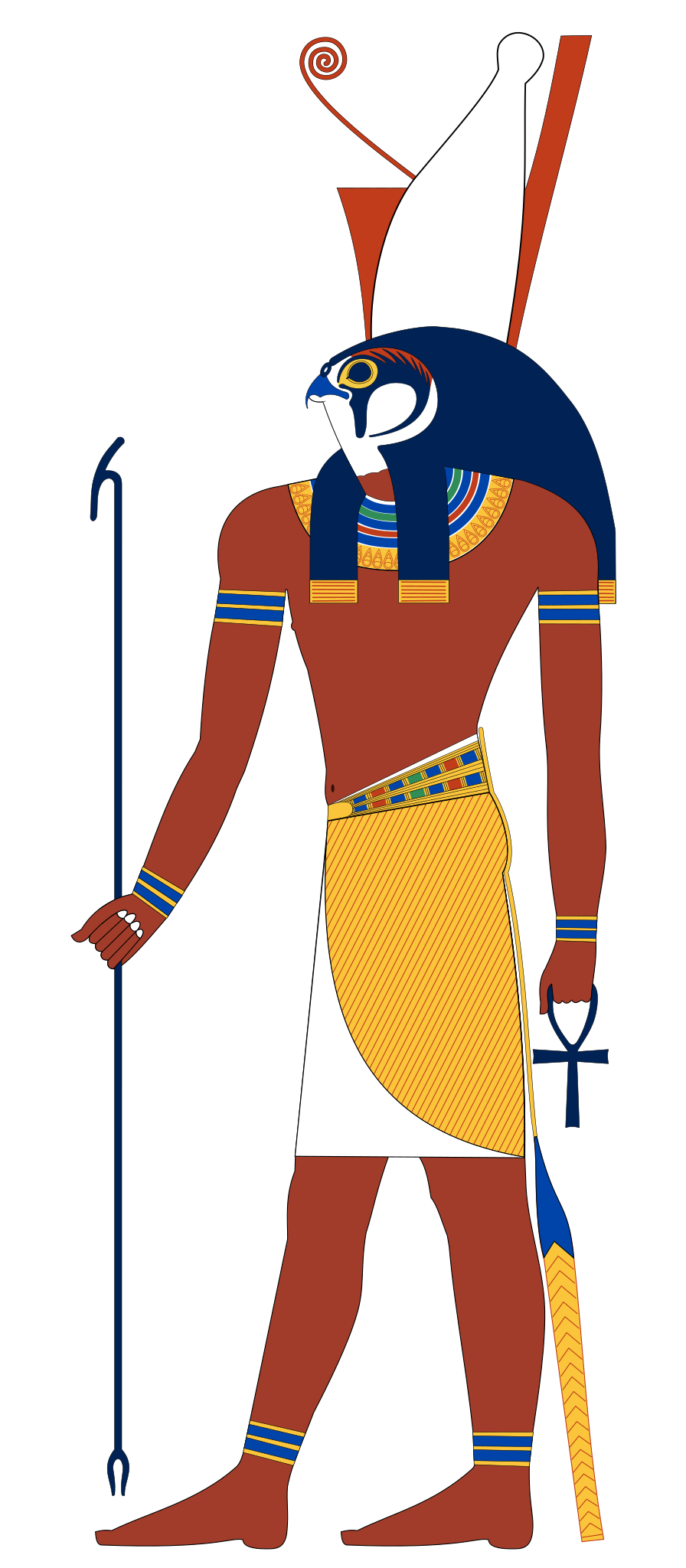 The Ancient Egyptian God Horus on a Granite Bay Graphic Design Microsite