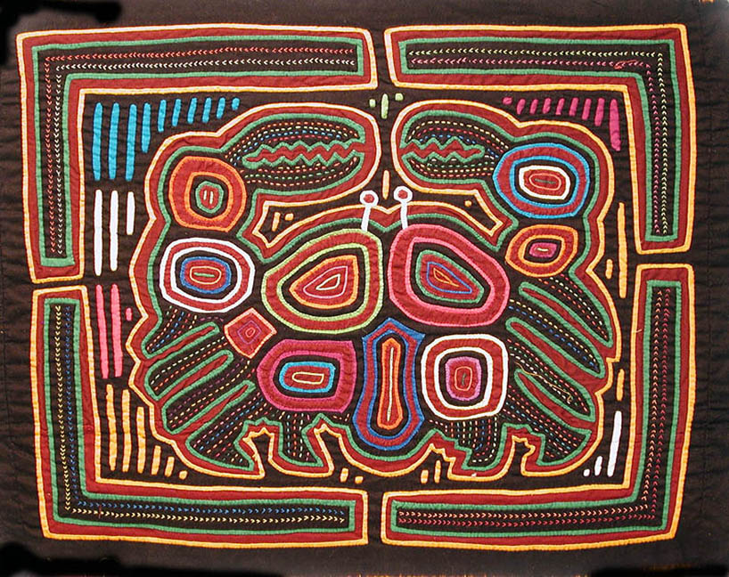 Mola Fabric Art by the Guna Indian Women of Panama