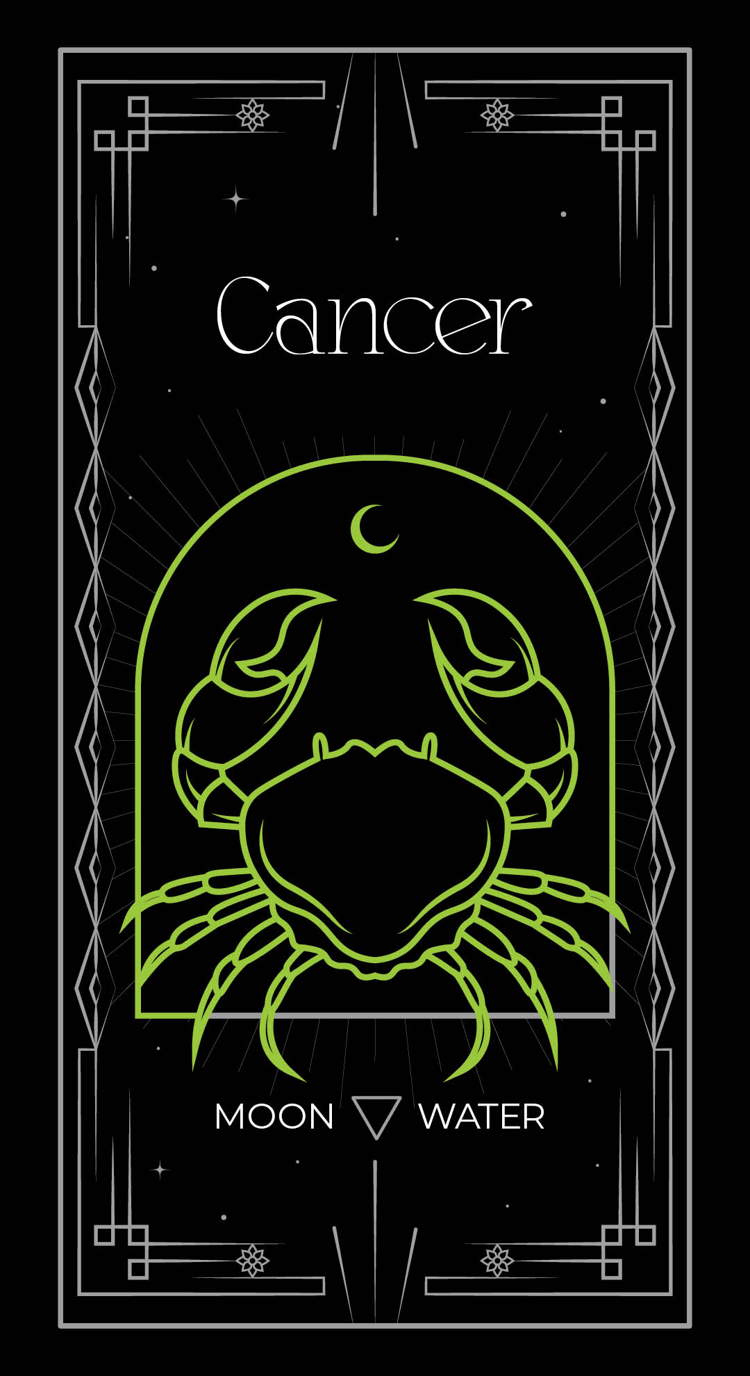 Cancer from a zodiac by Granite Bay Graphic Design