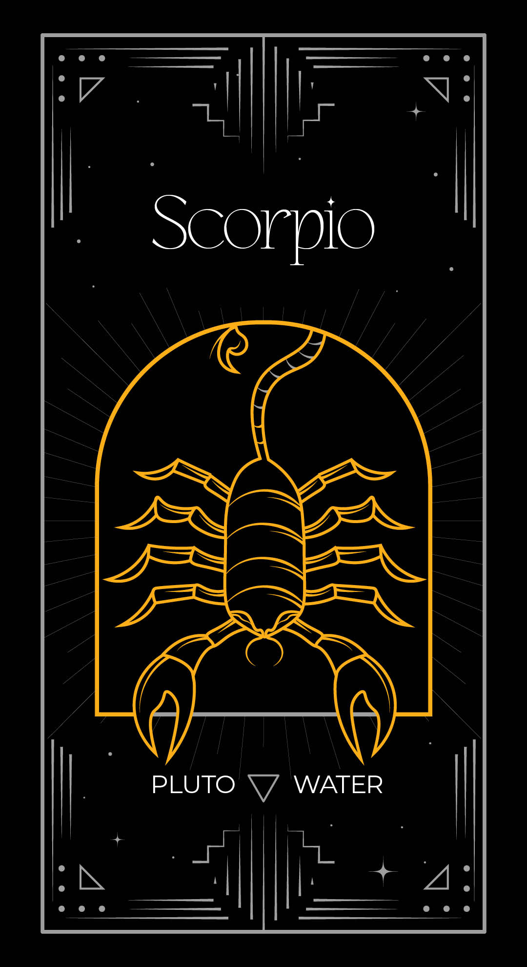 Scorpio from a zodiac by Granite Bay Graphic Design