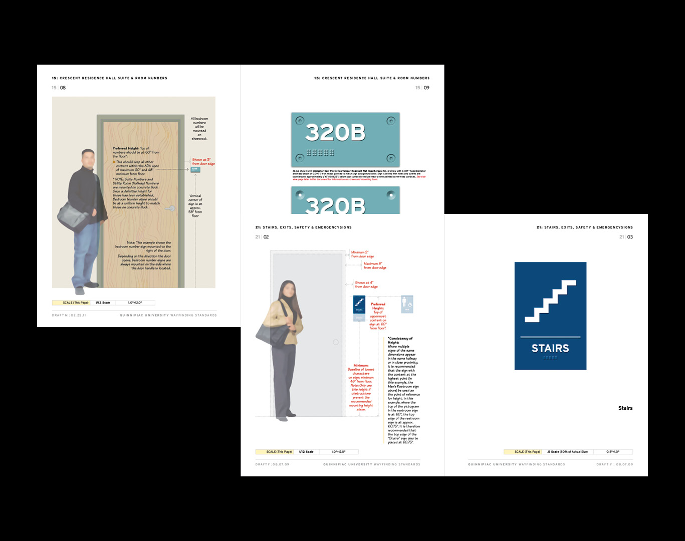 Quinnipiac University Campus-Wide Wayfinding (Signage) Overhaul: Standards Manuals