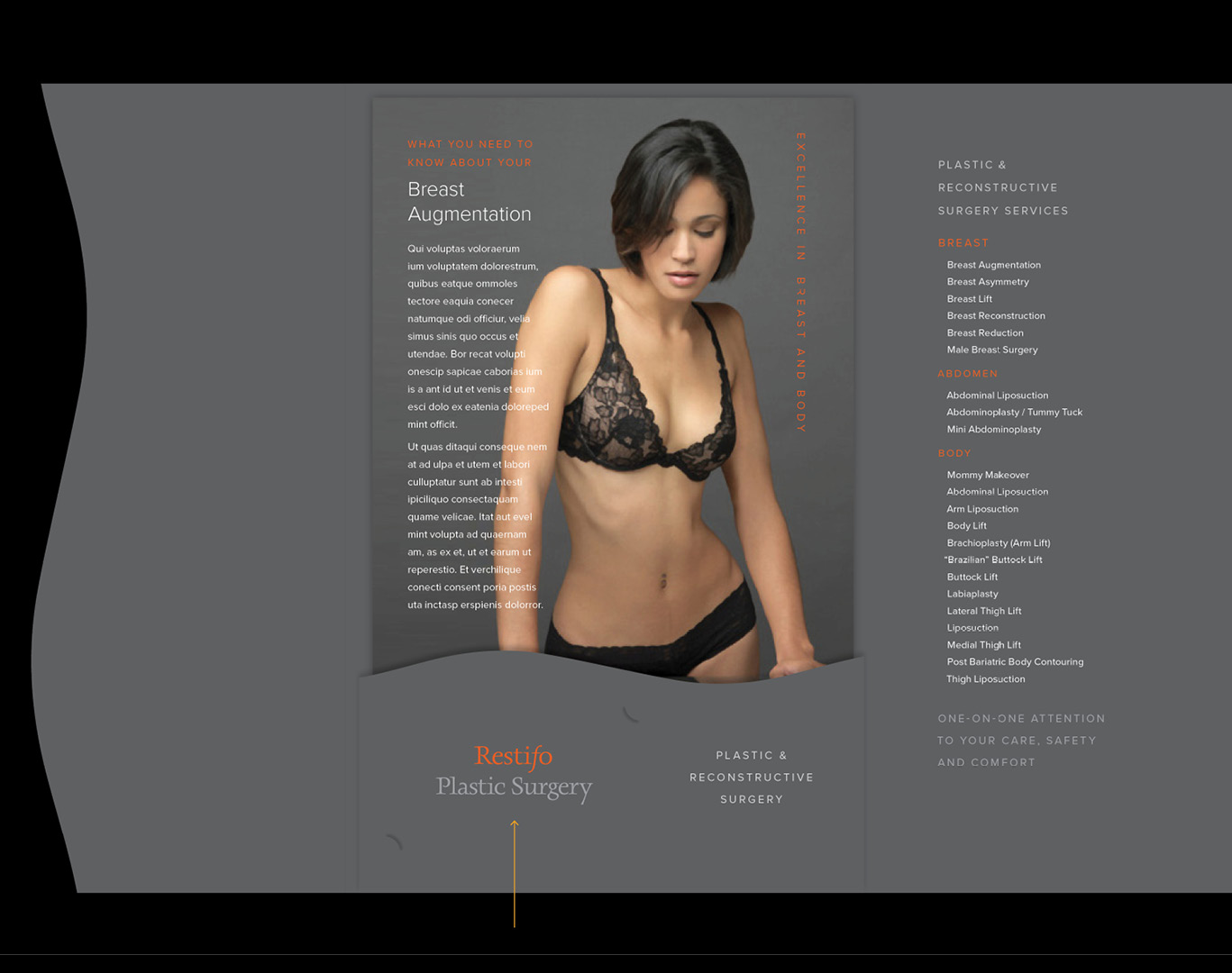 Restifo Plastic Surgery Brochure Overview