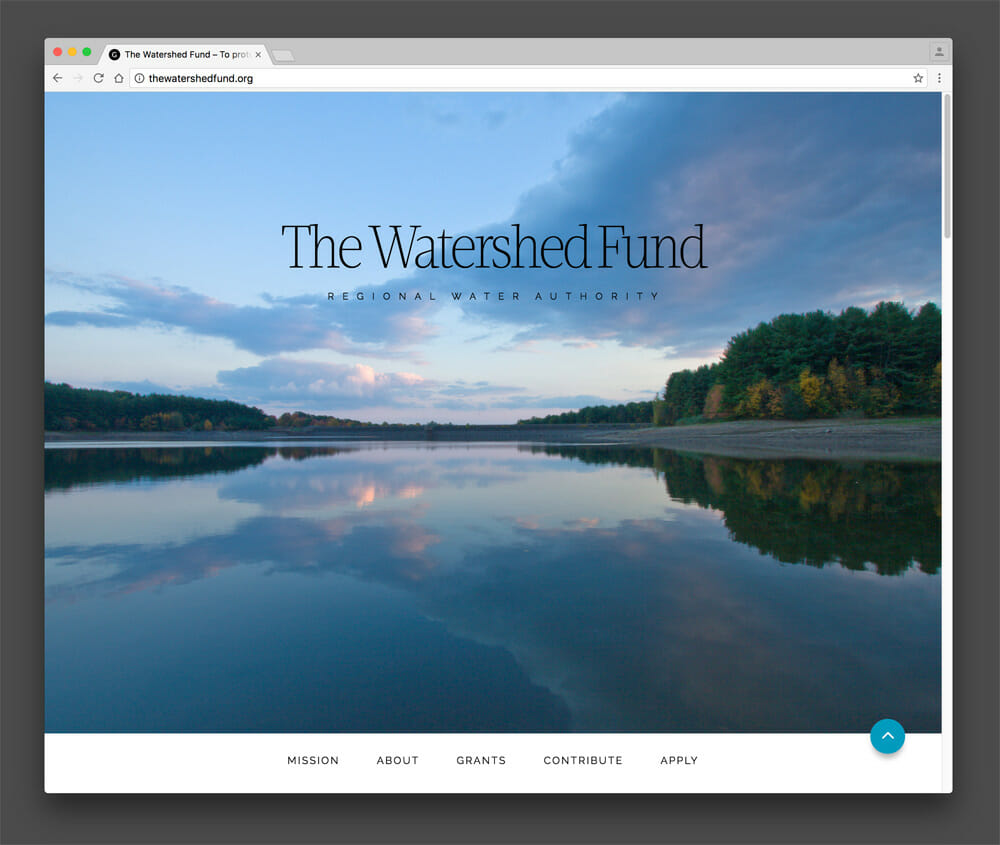 Watershed Fund Website Wordpress Design & Development