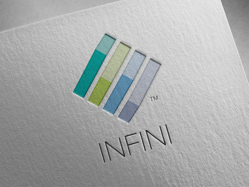 INFINI Statistical Logo Branding Corporate Identity by Granite Bay Design