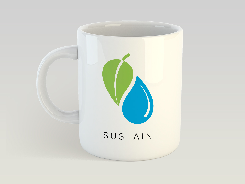 Environmental Branding: Sustain Logo by Granite Bay Design