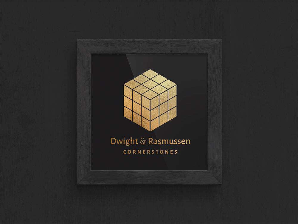 Dwight & Rasmussen Cornerstones Branding by Granite Bay Design