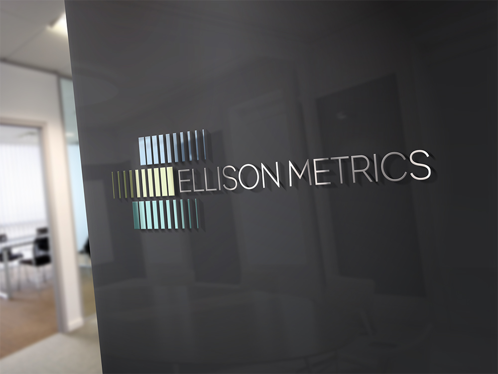 Ellison Metrics Identity Branding Graphic Design by Paul Kazmercyk at Granite Bay Design