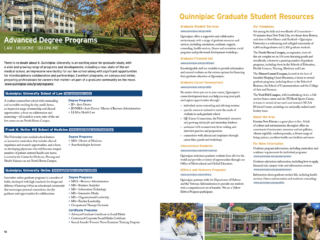 Quinnipiac University Graduate Programs Viewbook