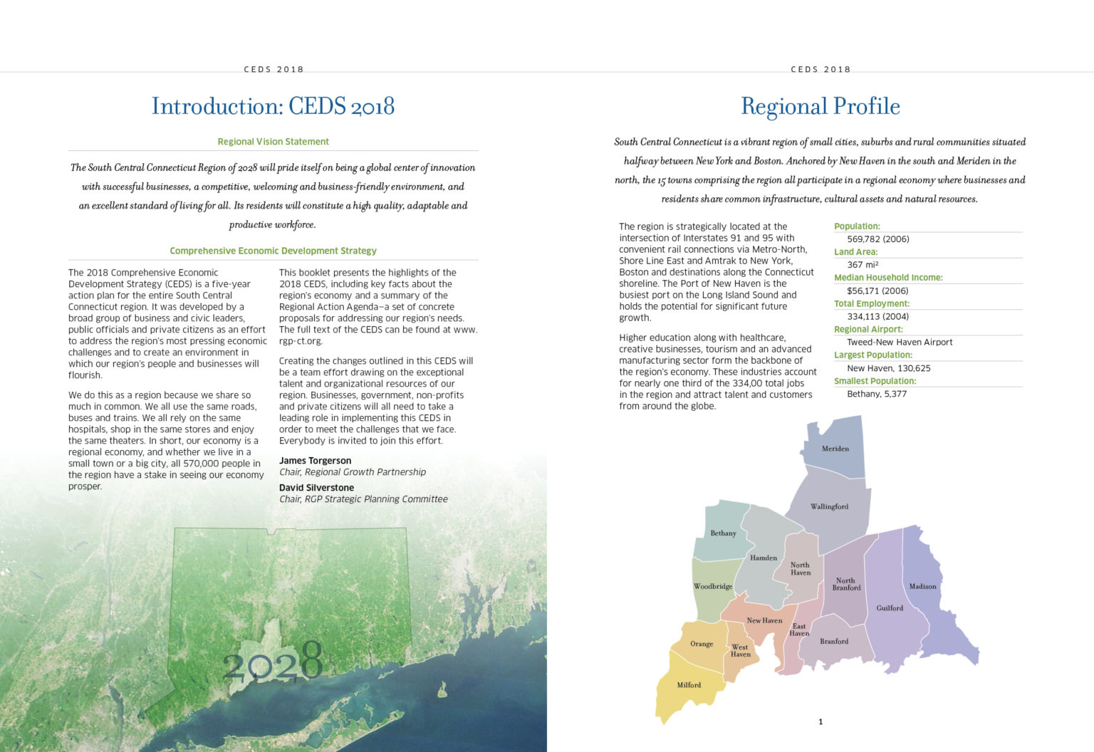 Regional Growth Partnership Report Graphic Design