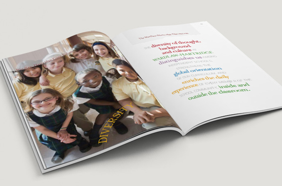 Wardlaw-Hartridge Prep School Viewbook Graphic Design Granite Bay Design 08