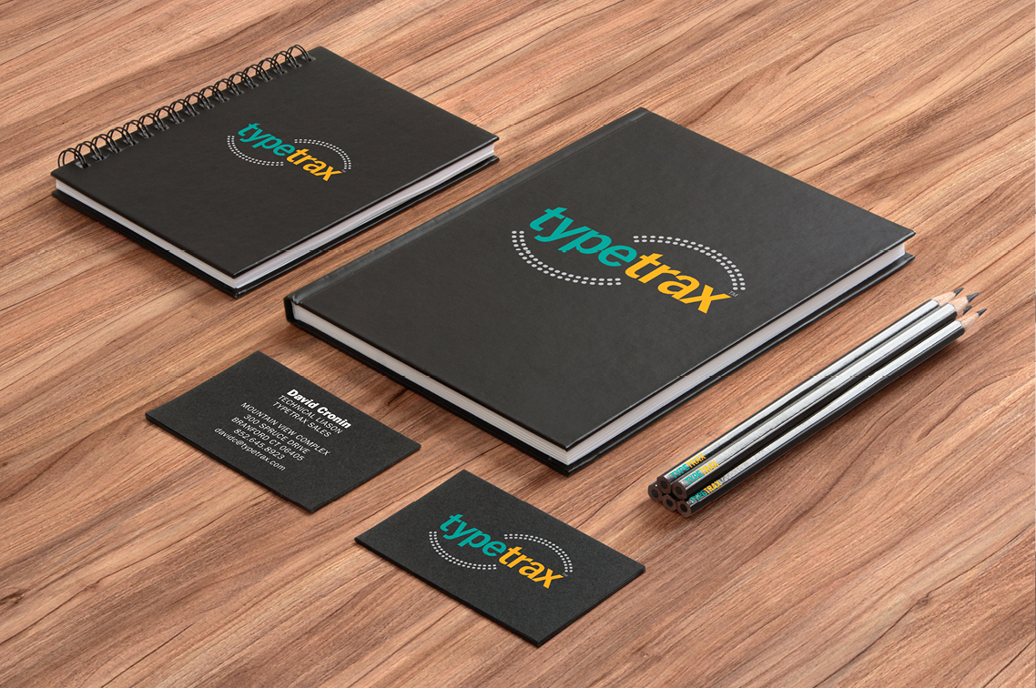 TypeTrax Font Management Software Logo/Branding/Packaging by Granite Bay Graphic Design