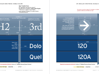 Wayfinding (Signs) at Quinnipiac by Granite Bay Graphic Design