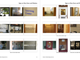 A Spread from Our Comprehensive Campus-Wide Photo Inventory