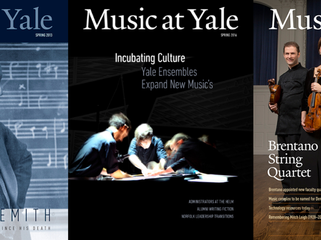 Music at Yale University Magazine: Design and Implementation by Paul Kazmercyk at Granite Bay Graphic Design