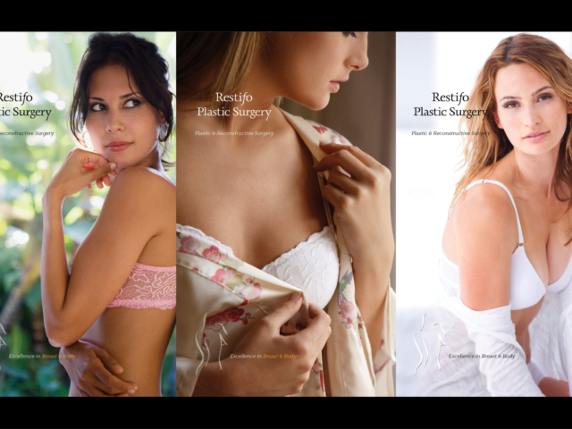 Restifo Plastic Cosmetic Breast Surgery Brochure by Granite Bay Graphic Design