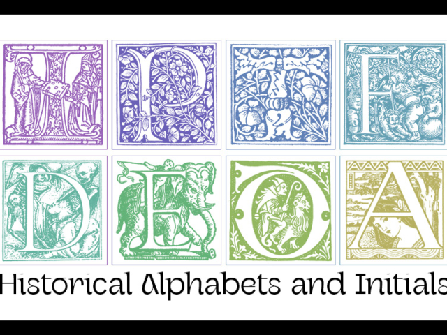 Historical Alphabets and Initials on Granite Bay Graphic Design