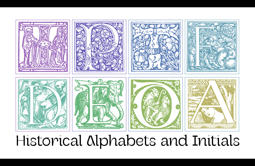 Historical Alphabets and Initials on Granite Bay Graphic Design