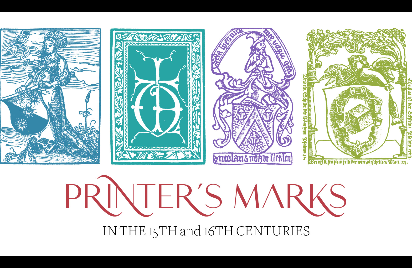 Printer’s Marks from the 15th and 16th Centuries