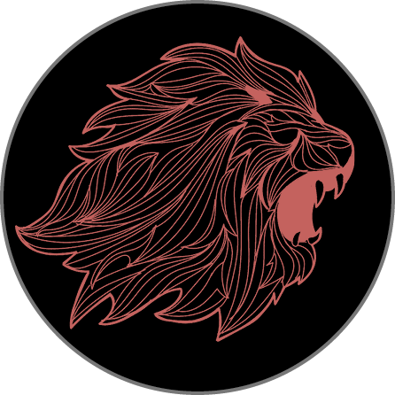 Lion Mandala in Circle for Granite Bay Graphic Design Microsite