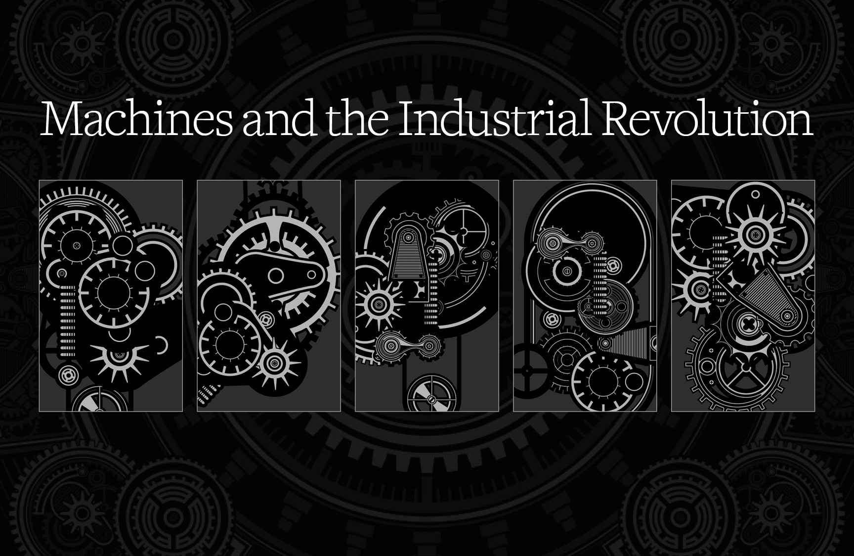 Machines & Industrial Revolution Landing Page