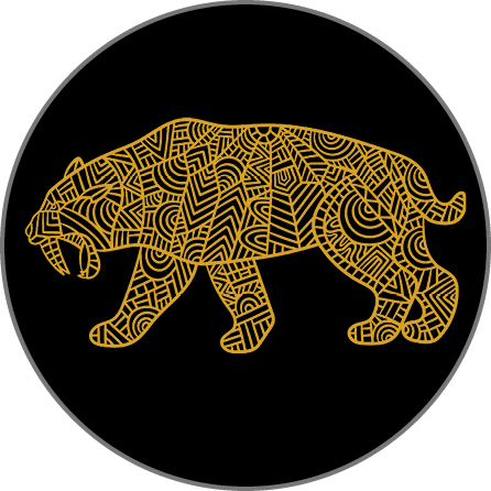 Tiger Mandala Artwork for a Granite Bay Graphic Design Microsite