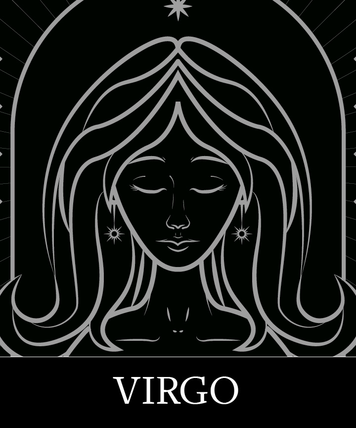Virgo Zodiac Astrology Sign on Granite Bay Graphic Design