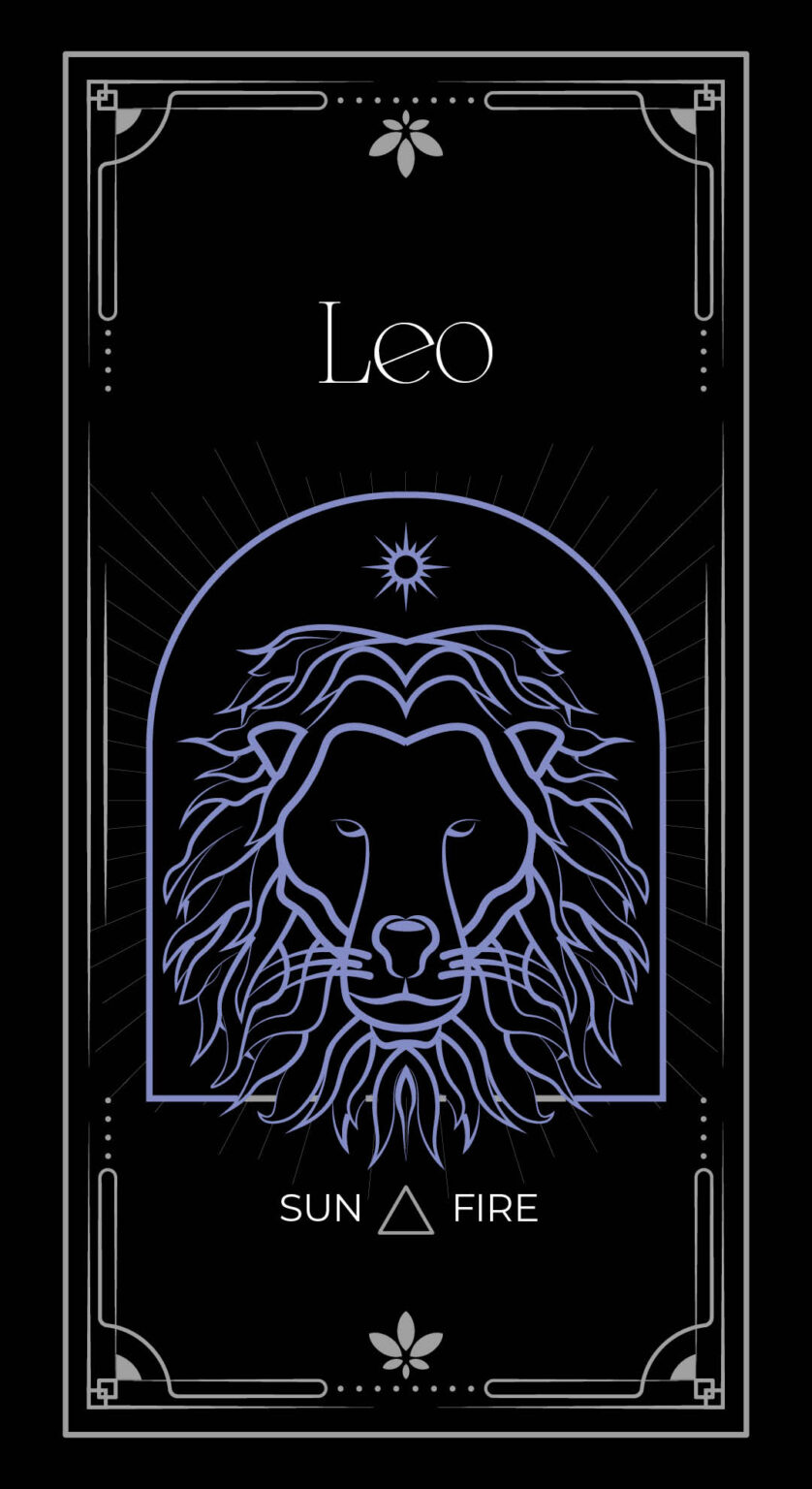 Leo from a zodiac by Granite Bay Graphic Design