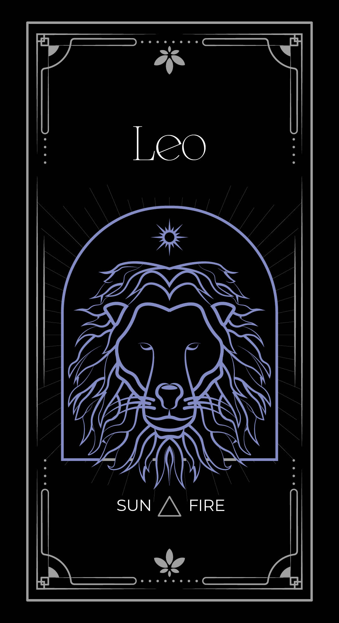 Leo from a zodiac by Granite Bay Graphic Design