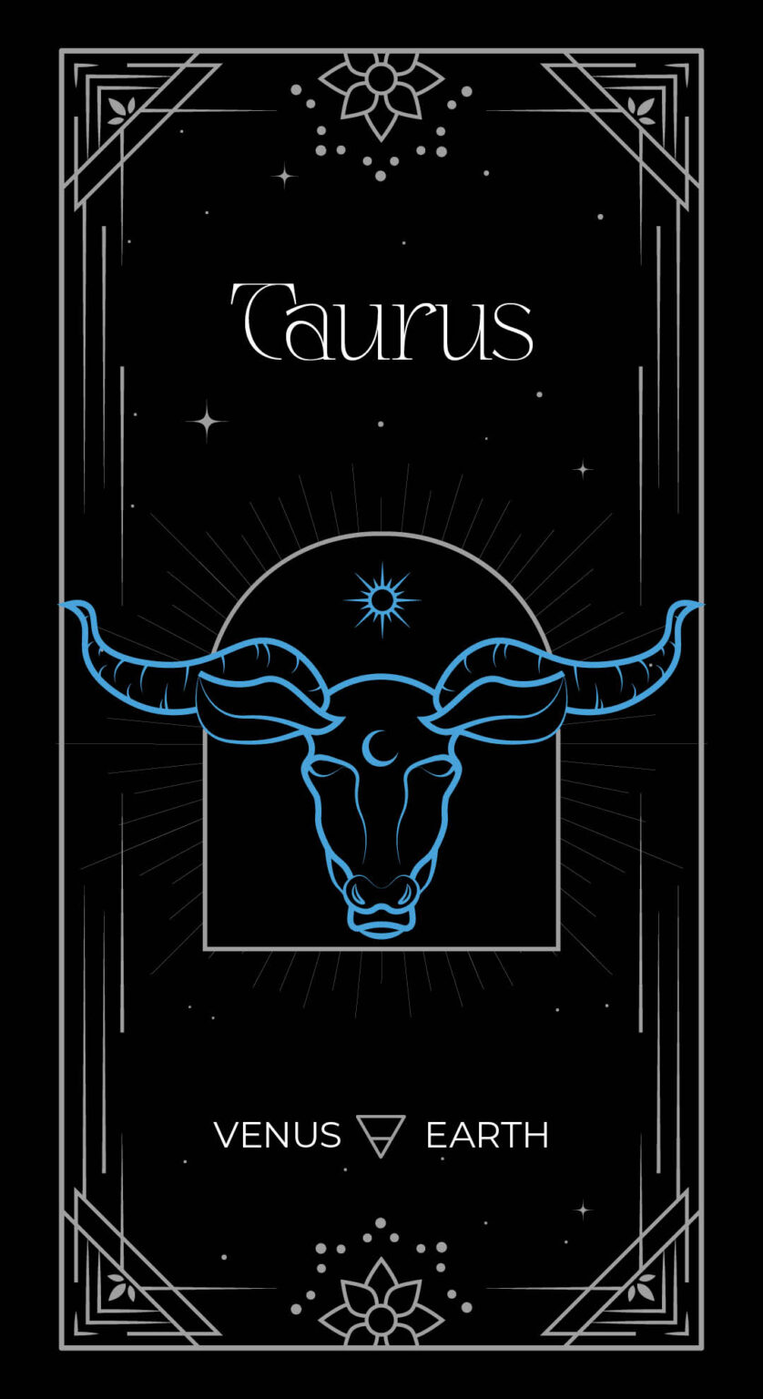 Taurus from a zodiac by Granite Bay Graphic Design