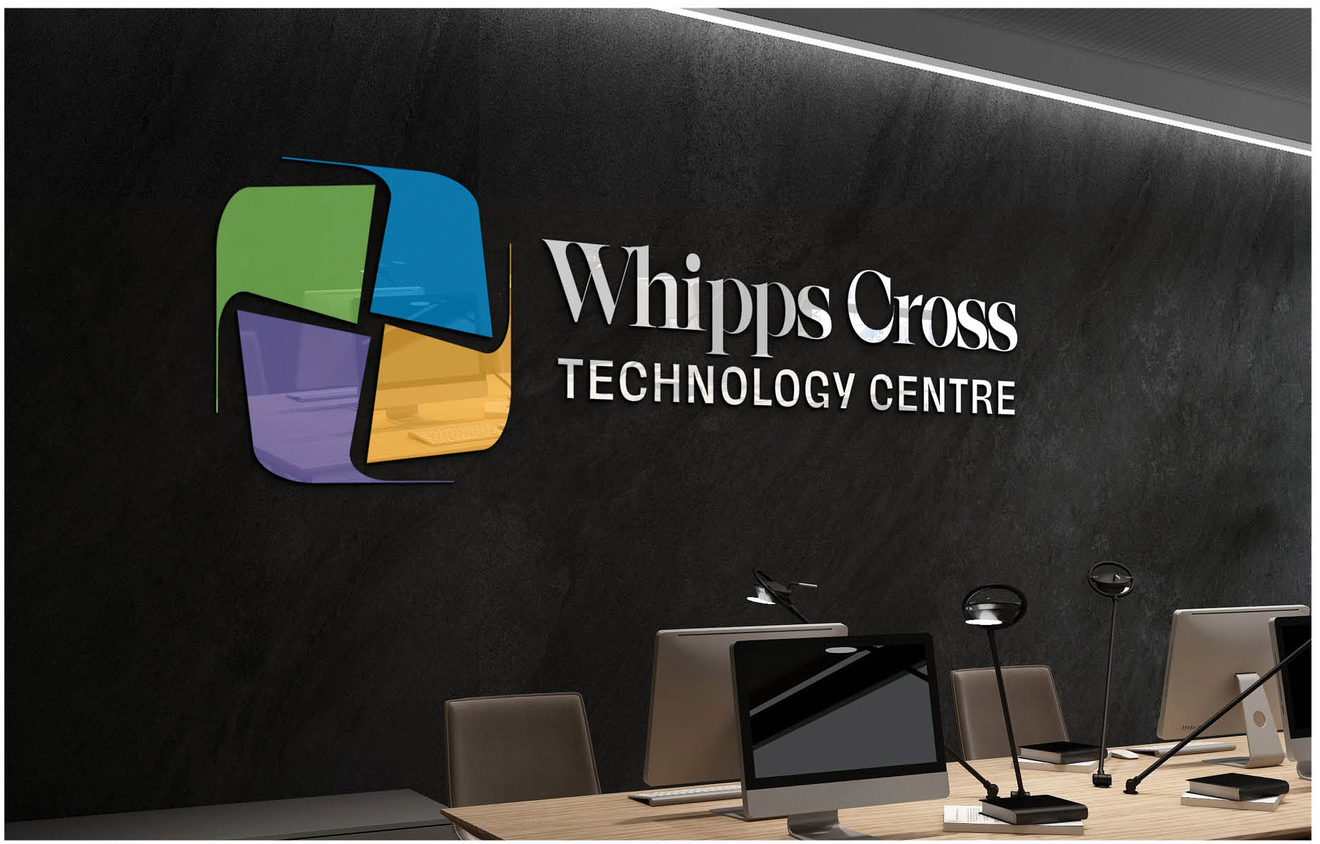 Whipps Cross Technology Centre Branding Example Granite Bay Graphic Design Building Blocks