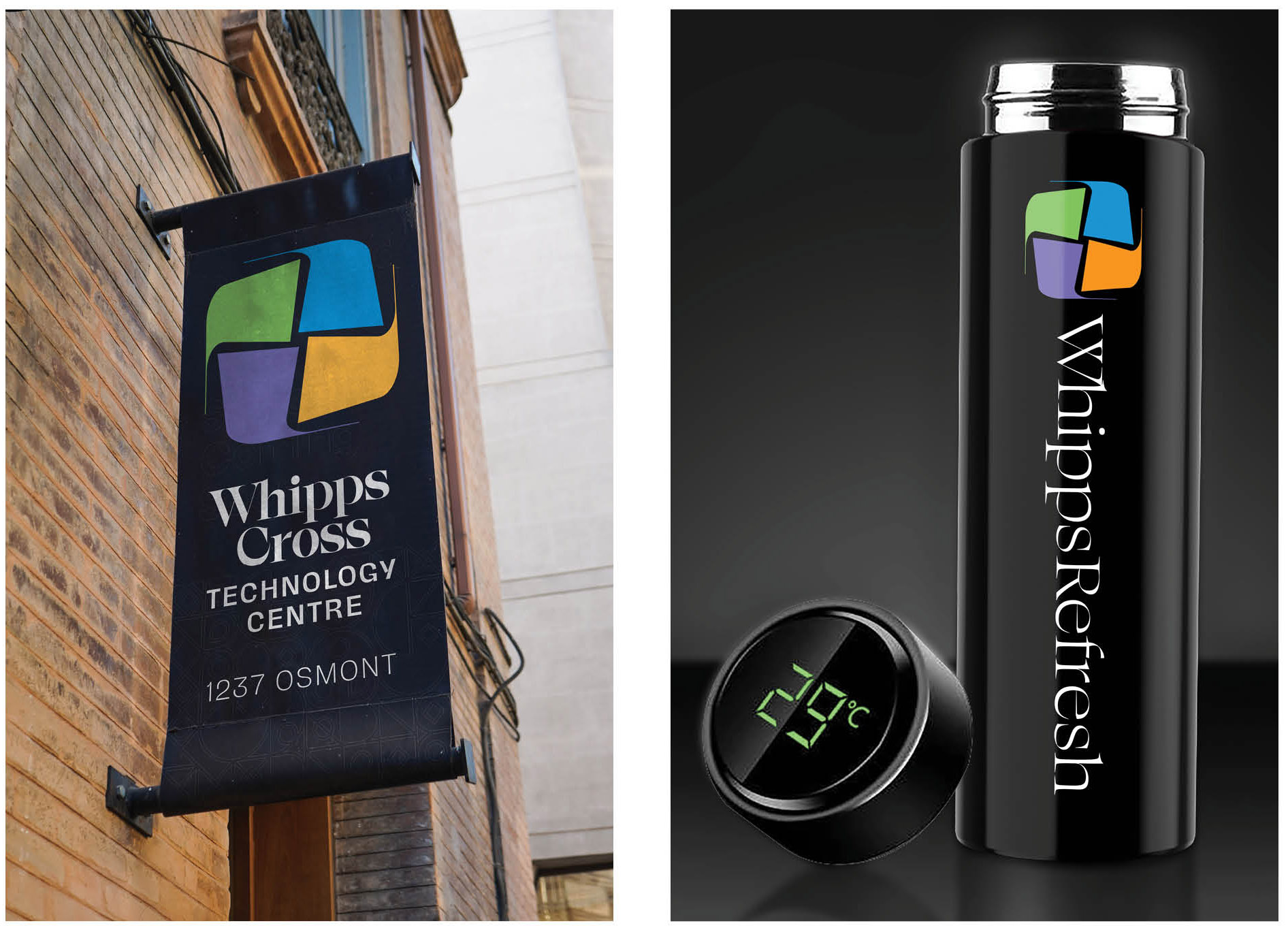 Whipps Cross Technology Centre Branding Example Granite Bay Graphic Design Building Blocks