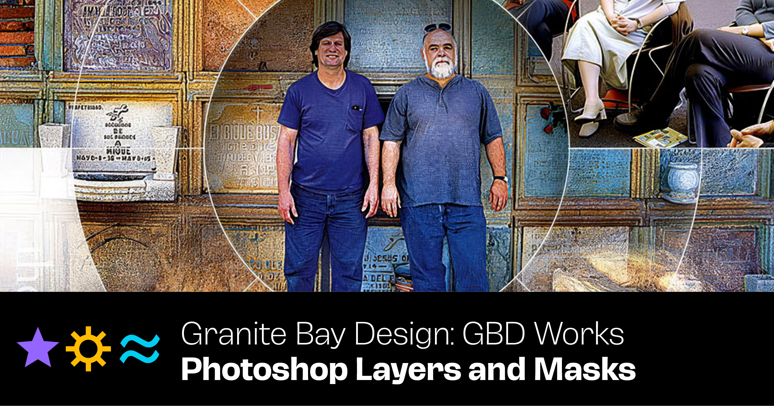 GBD Works: Quinnipiac University Annual Report Photoshop Layers and Masks